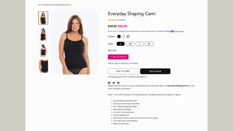 UX analysis for ecommerce